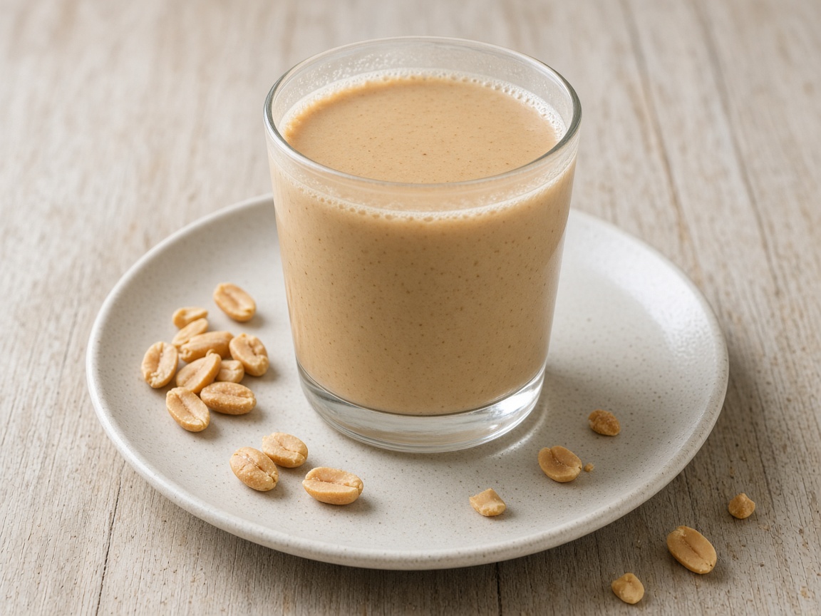 Agua de cacahuate