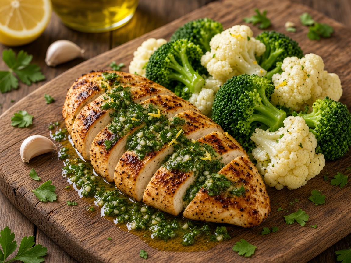 Pollo al chimichurri