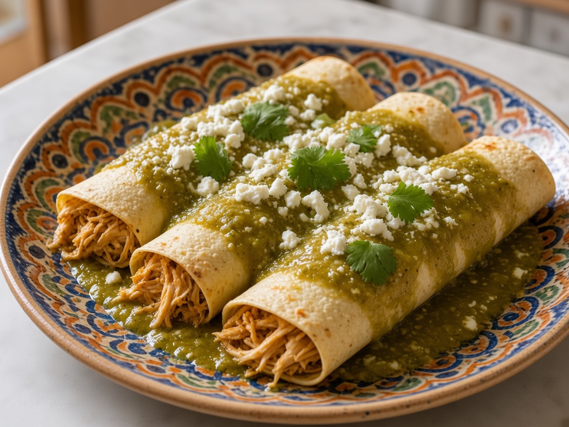 Enchiladas verdes