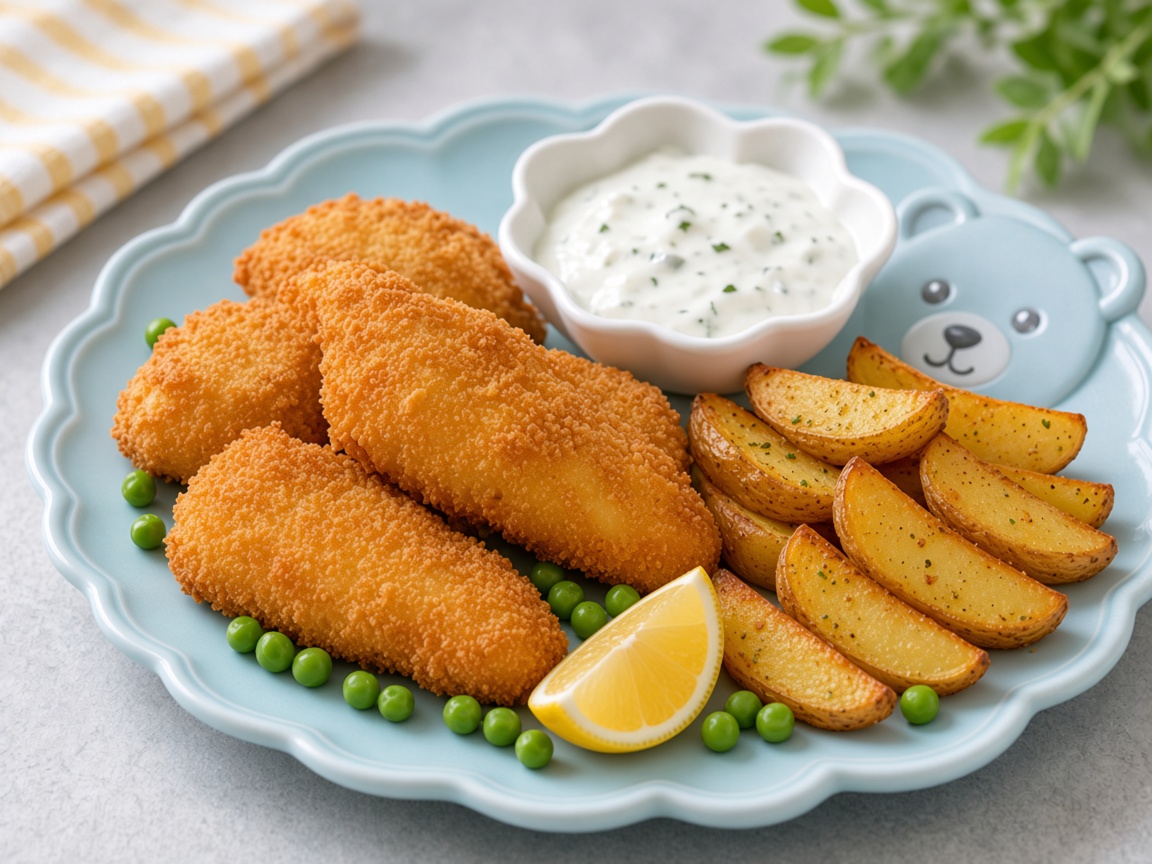 Fish and chips al horno