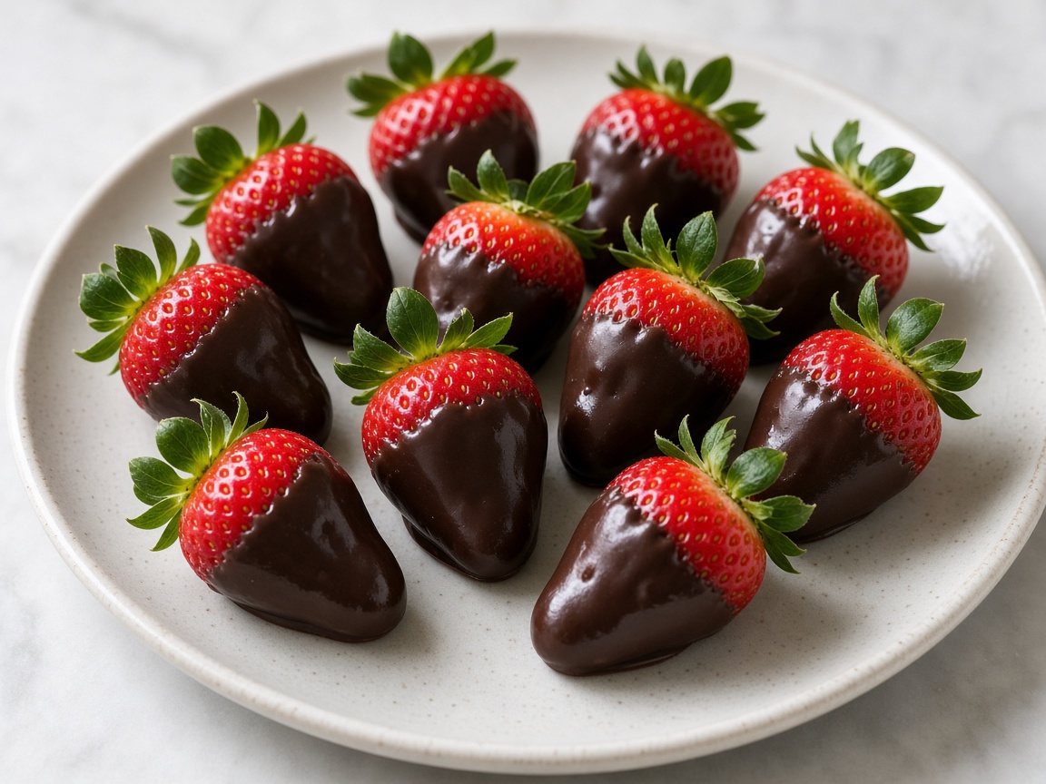 Fresas con chocolate