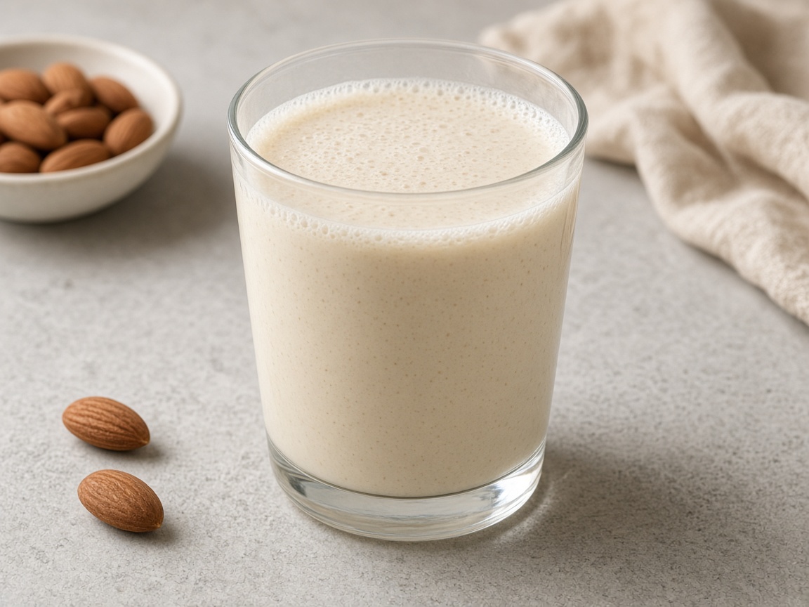 Licuado de almendra