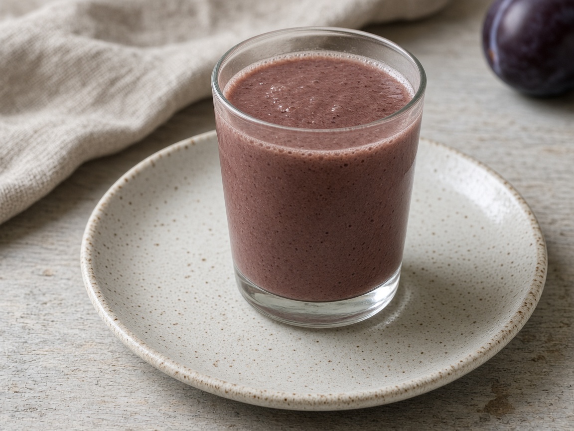 Licuado de ciruela