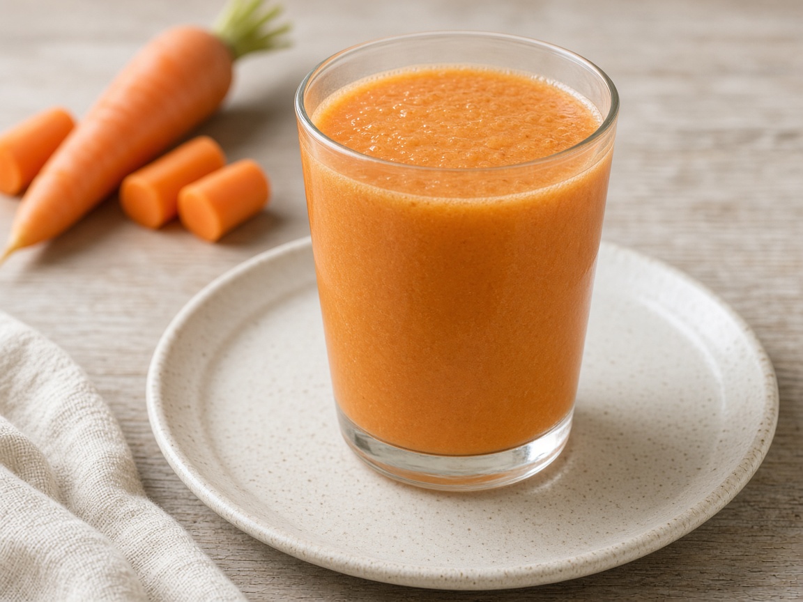 Licuado de zanahoria