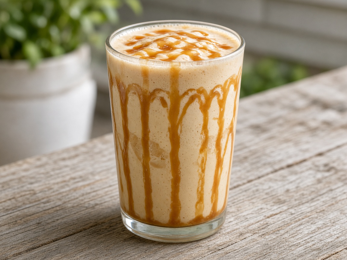 Malteada de caramelo