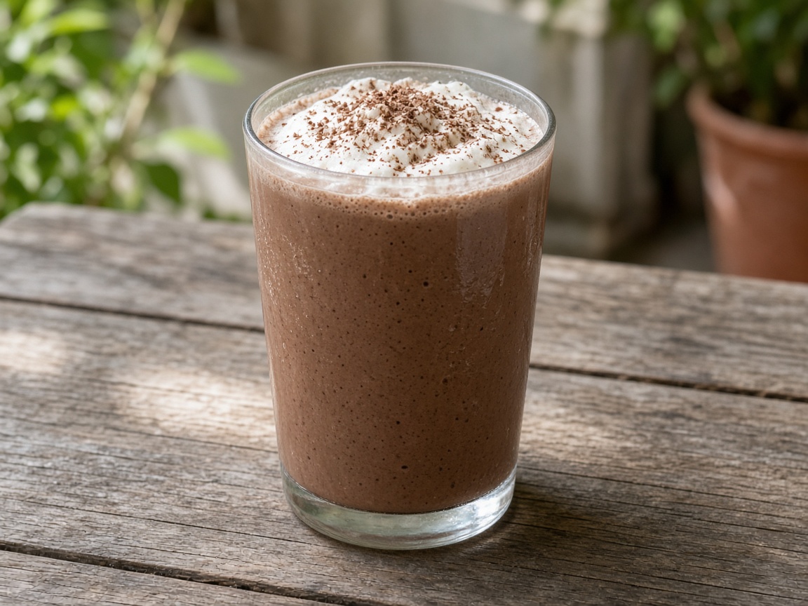 Malteada de chocolate