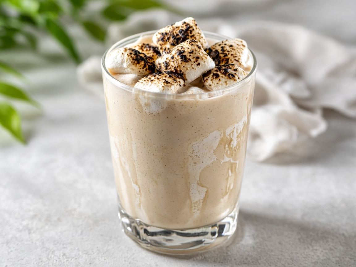 Malteada de malvavisco tostado