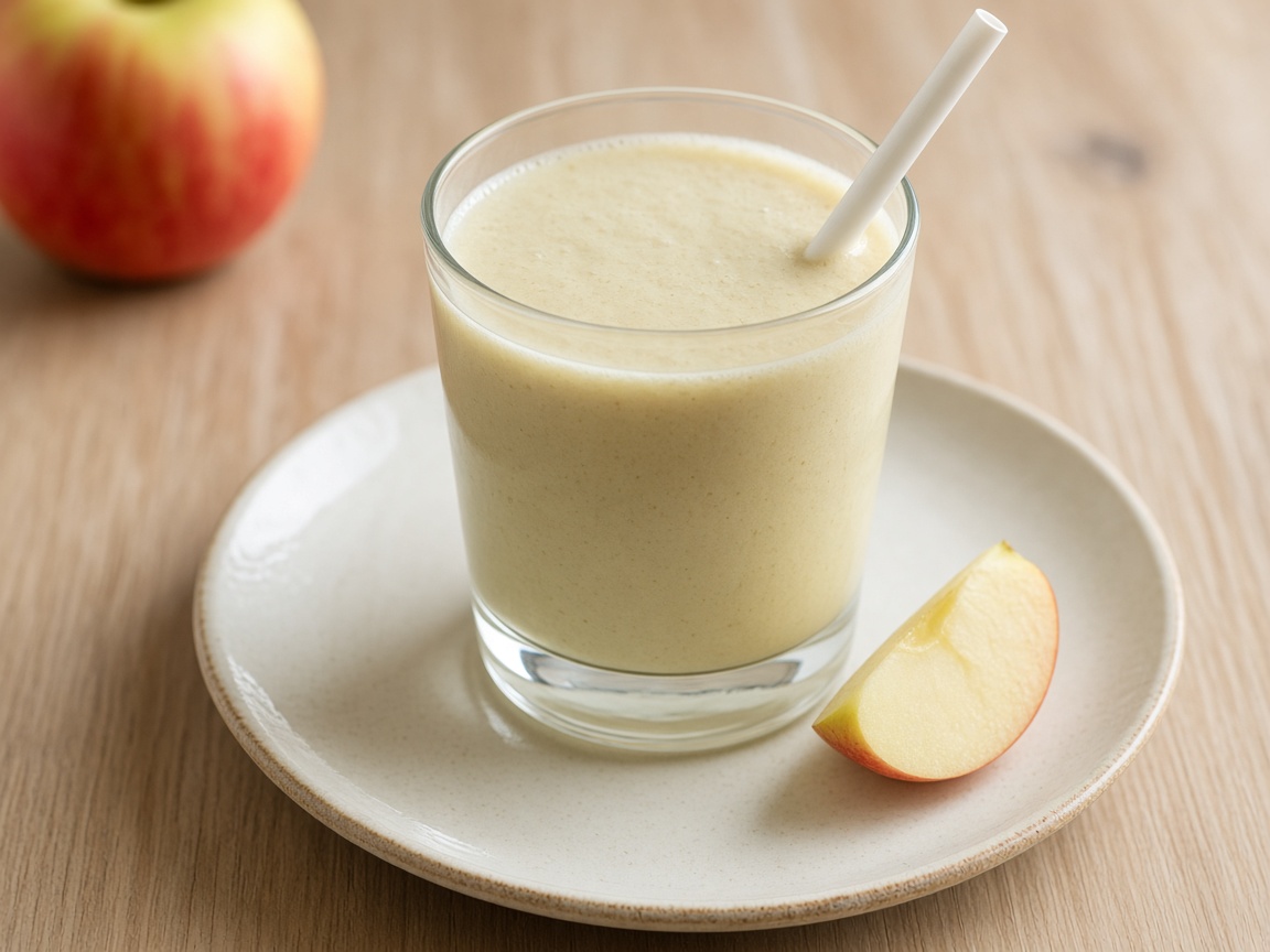Malteada de manzana