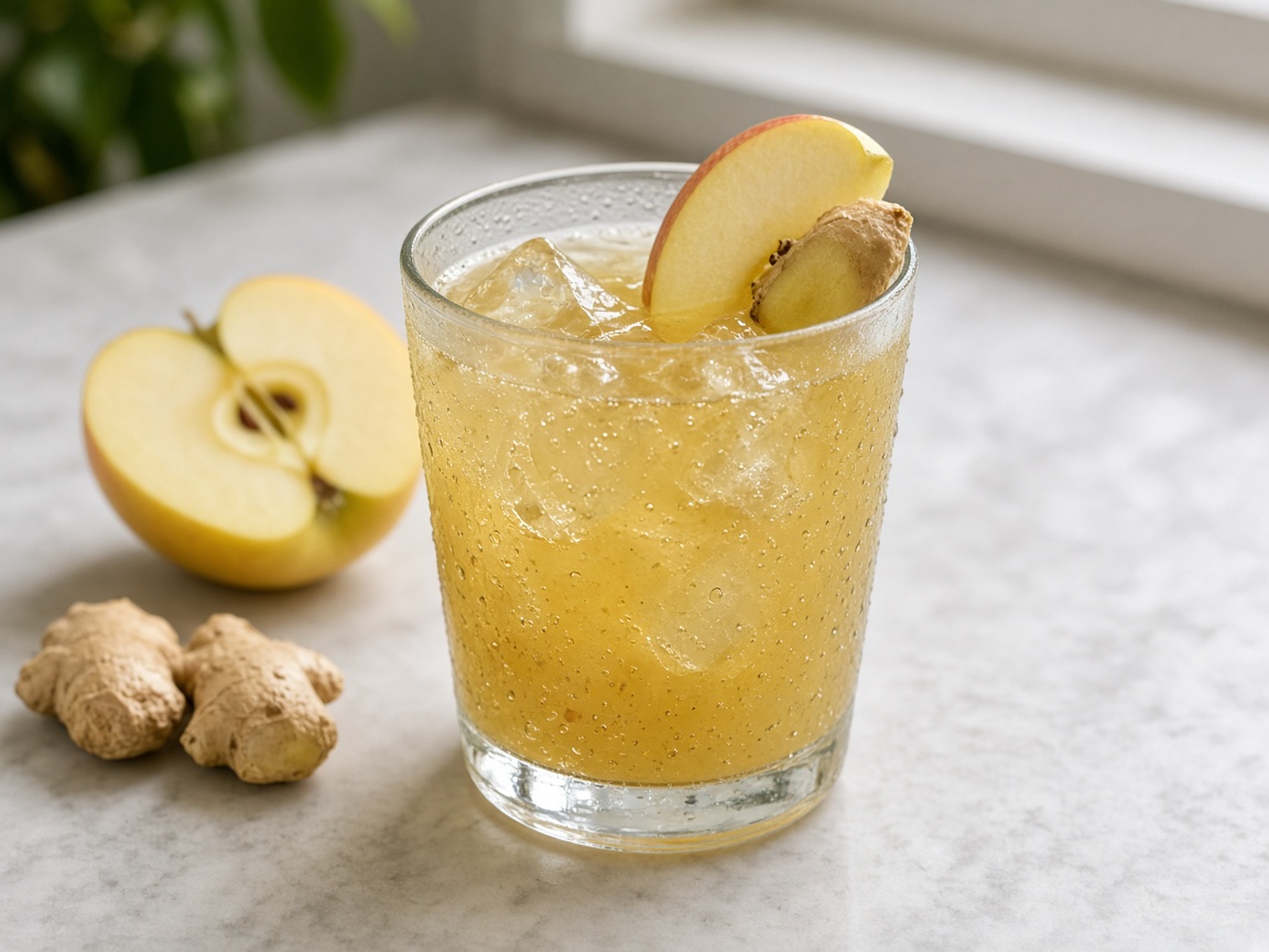 Manzana y jengibre