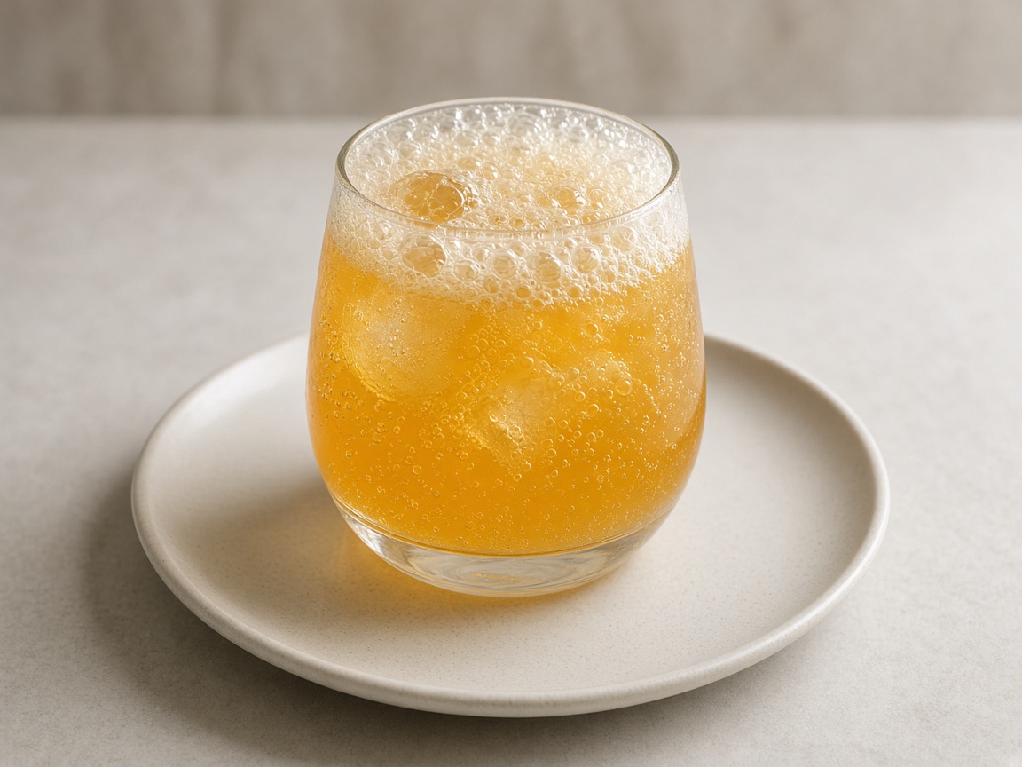 Naranja con burbuja