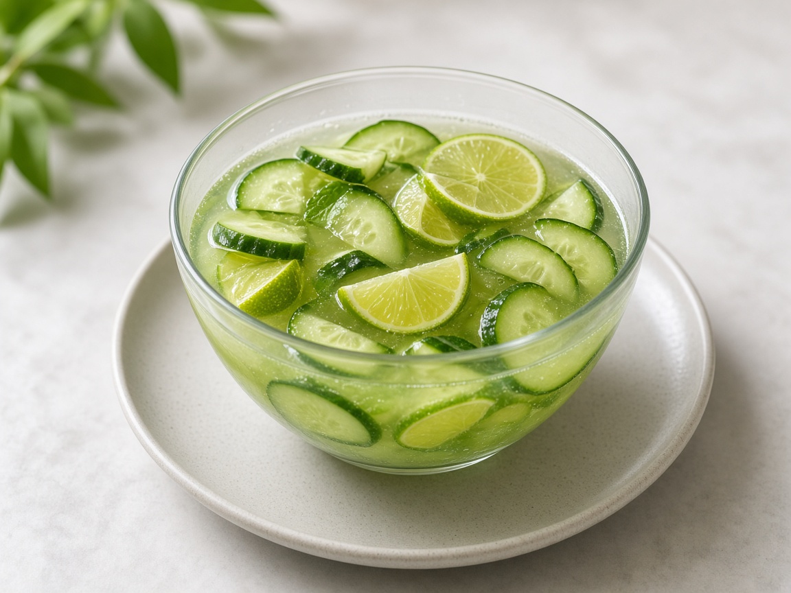 Pepino y limón