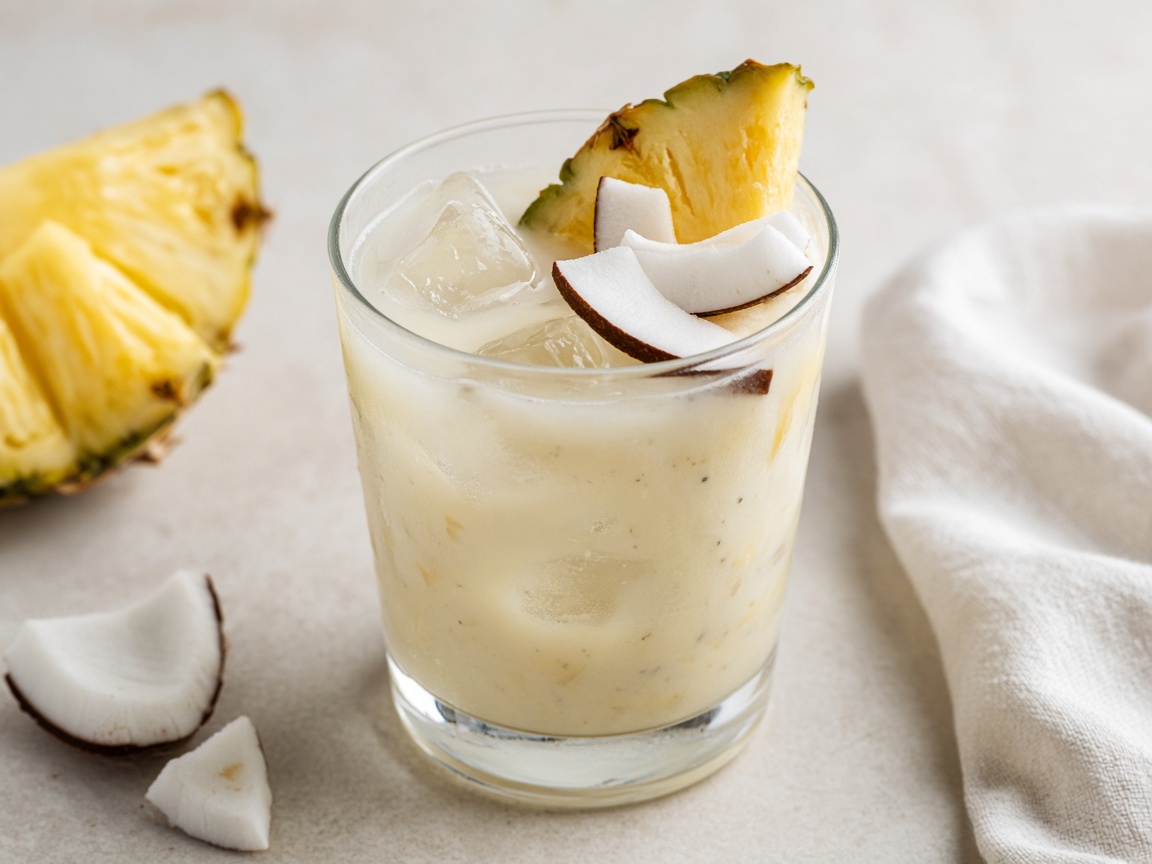 Piña y coco