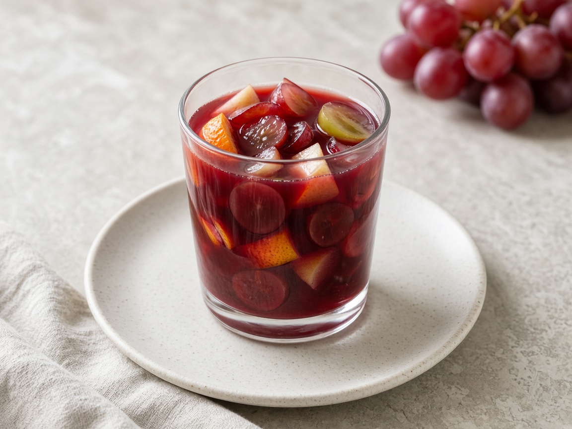 Sangría de uva sin alcohol