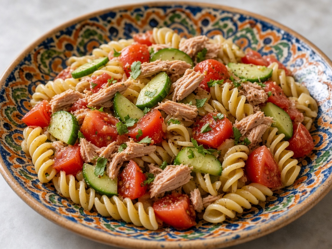 Pasta fría de atún