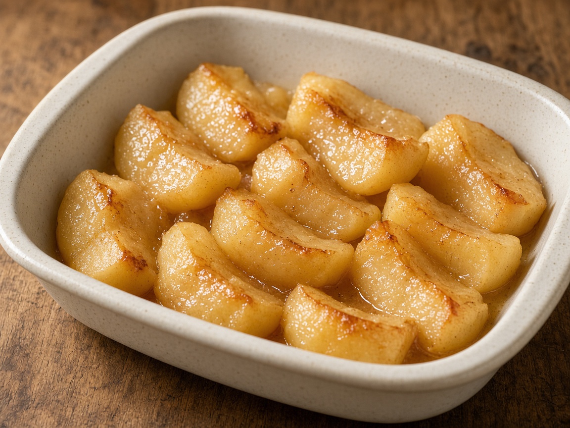 Pera y manzana al horno