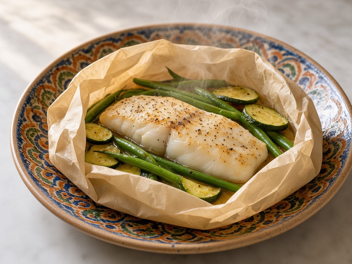 Pescado empapelado