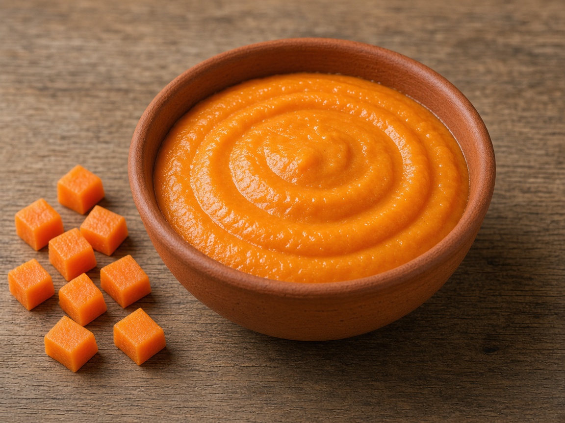 Puré de zanahoria y batata