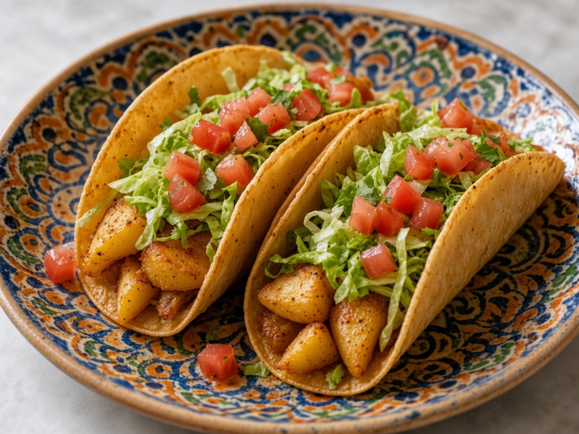 Tacos dorados de papa