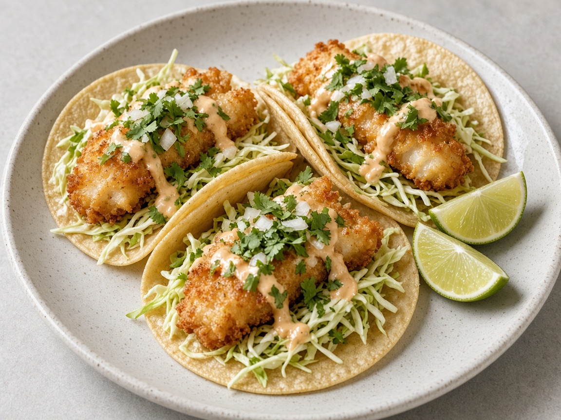 Tacos de pescado estilo Ensenada