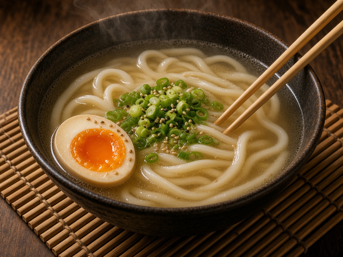 Udon en caldo